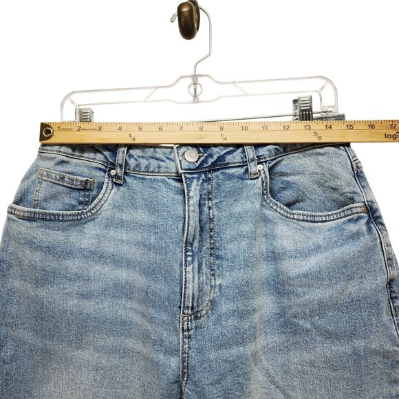 Cotton On Womens Curvy Bootcut Jeans Size 32 Stretch Blue high waist Flare - Picture 11 of 12